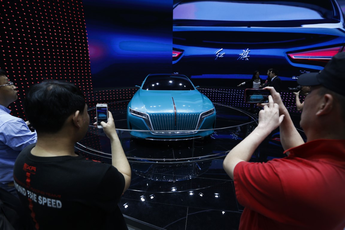 2018 Pekin Uluslararası Otomobil Fuarı'ndan görüntüler