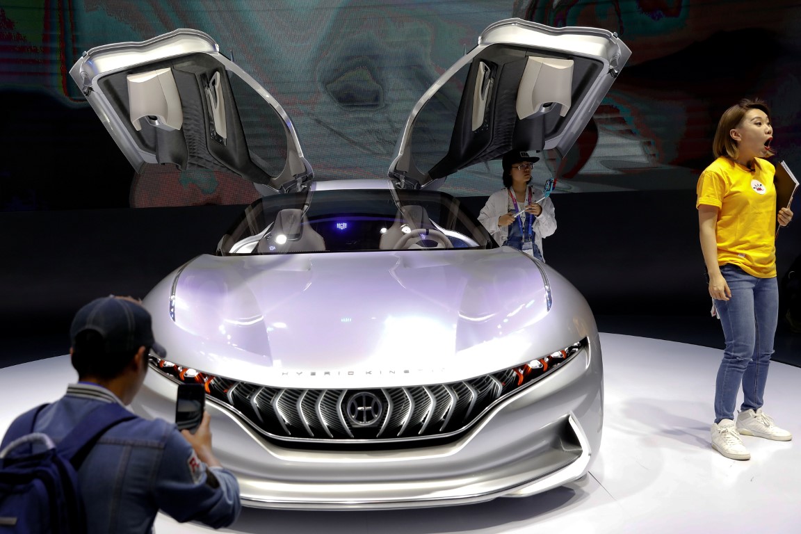 2018 Pekin Uluslararası Otomobil Fuarı'ndan görüntüler