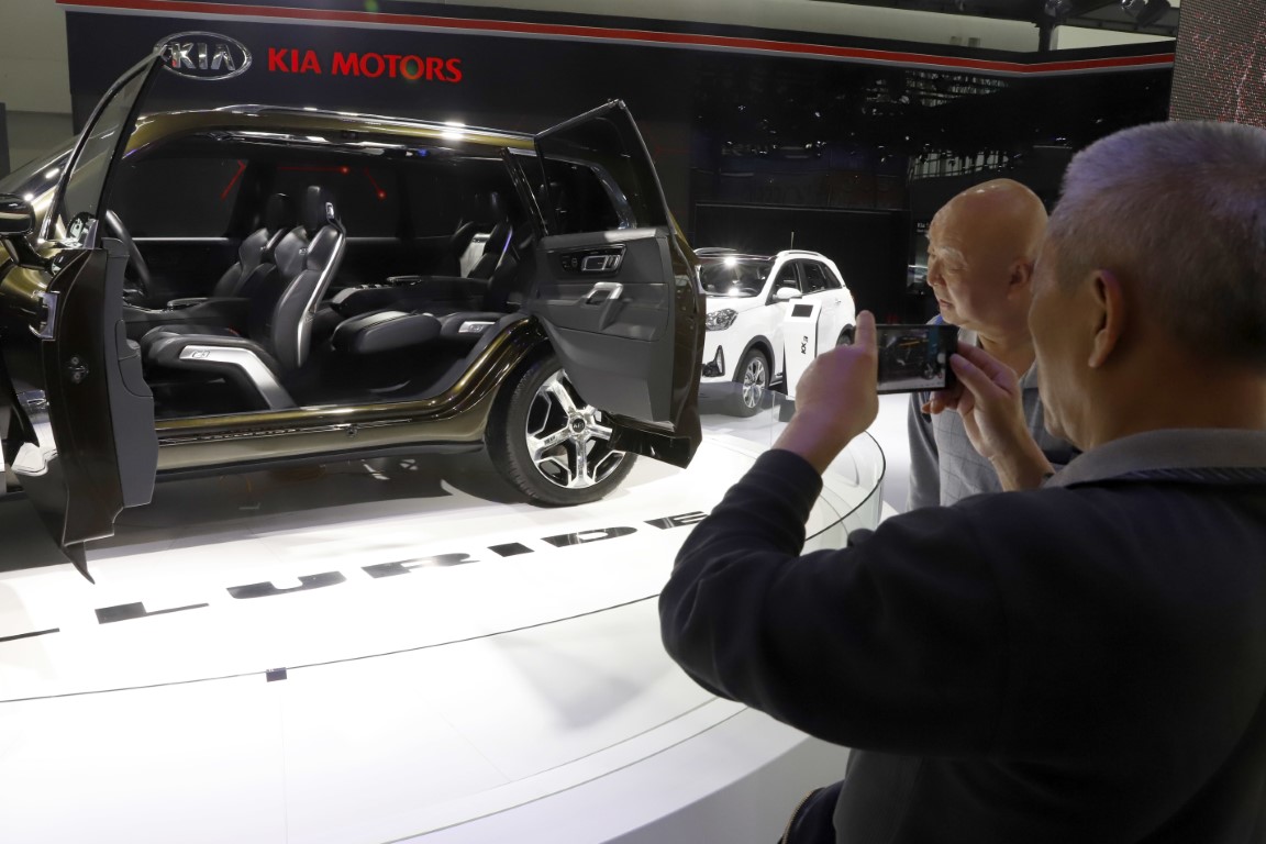 2018 Pekin Uluslararası Otomobil Fuarı'ndan görüntüler