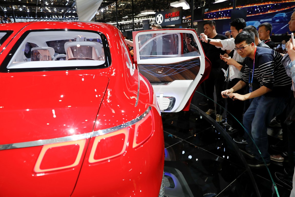 2018 Pekin Uluslararası Otomobil Fuarı'ndan görüntüler