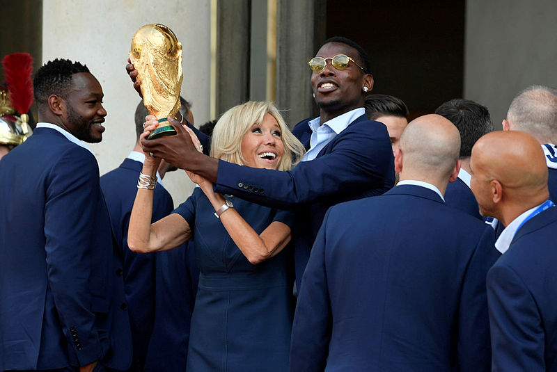 Fransa milli takımı Elysee Sarayı'nda!