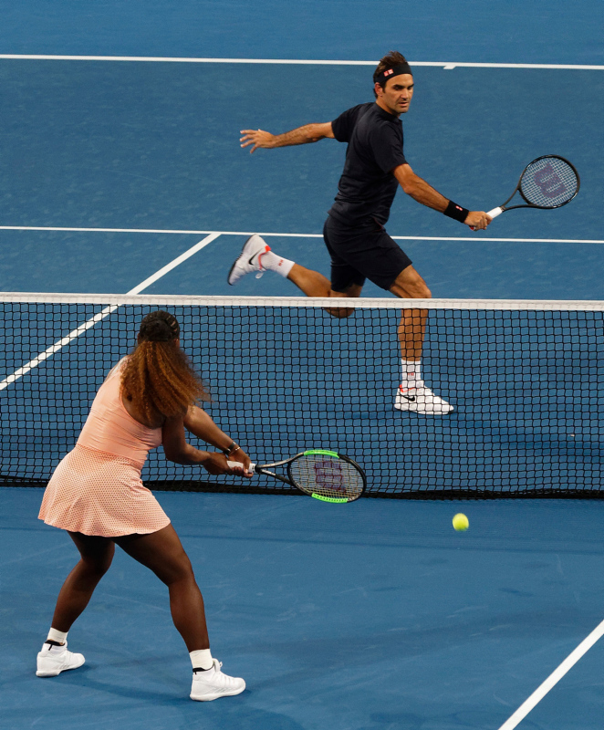 Roger Federer ve Serena Williams karşı karşıya