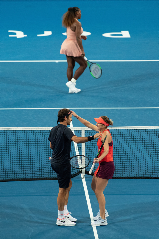 Roger Federer ve Serena Williams karşı karşıya