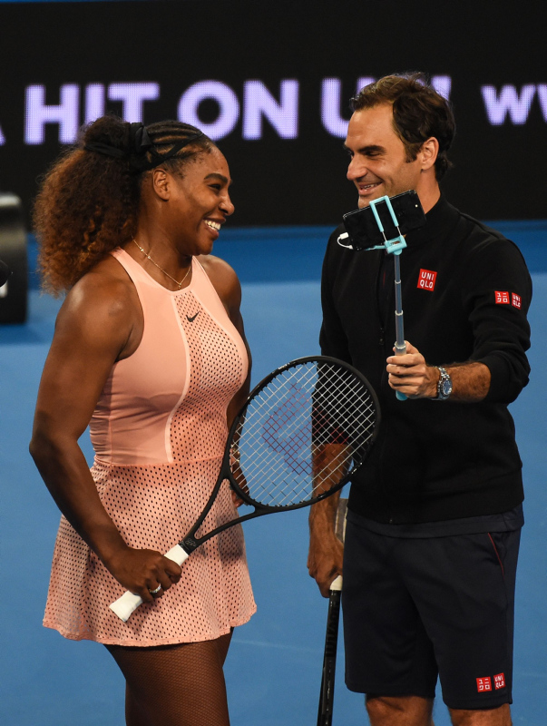 Roger Federer ve Serena Williams karşı karşıya