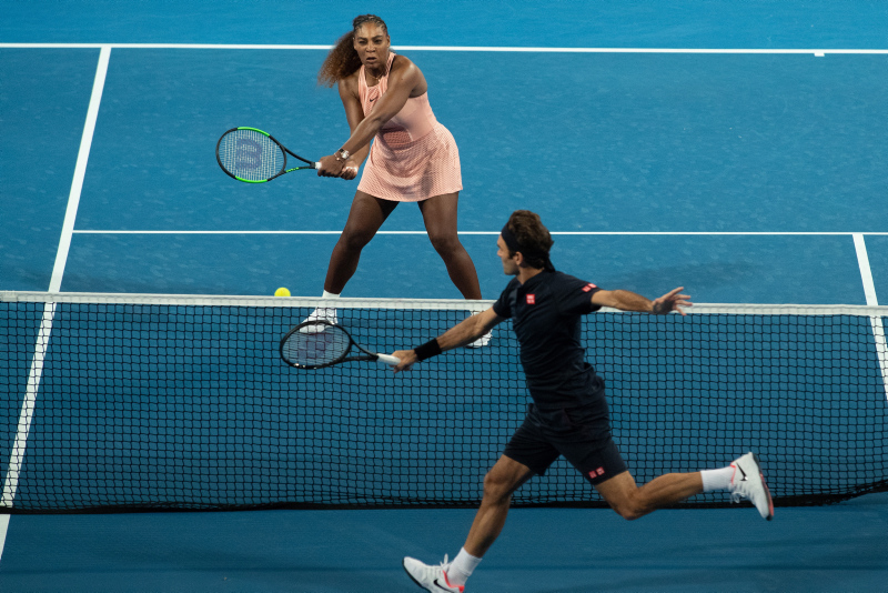 Roger Federer ve Serena Williams karşı karşıya