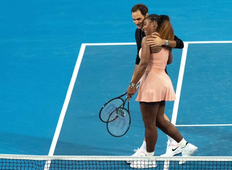 Roger Federer ve Serena Williams karşı karşıya