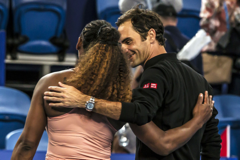 Roger Federer ve Serena Williams karşı karşıya