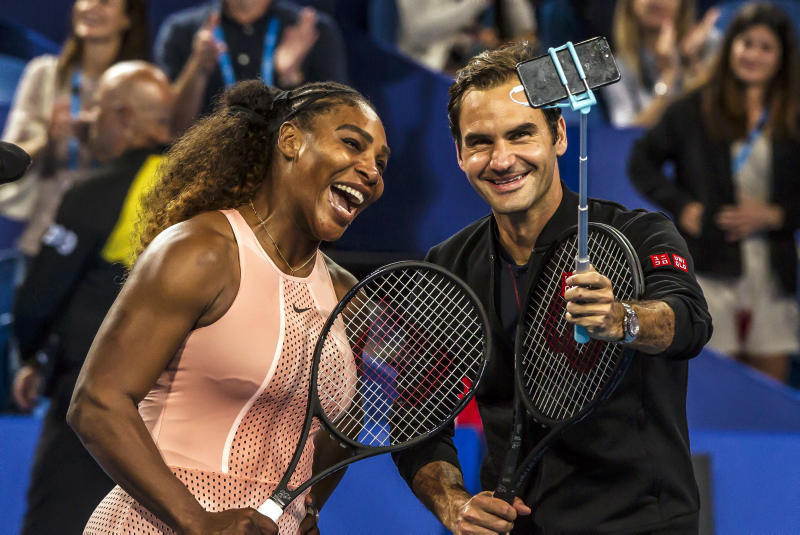 Roger Federer ve Serena Williams karşı karşıya