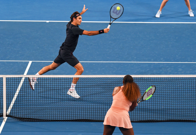 Roger Federer ve Serena Williams karşı karşıya