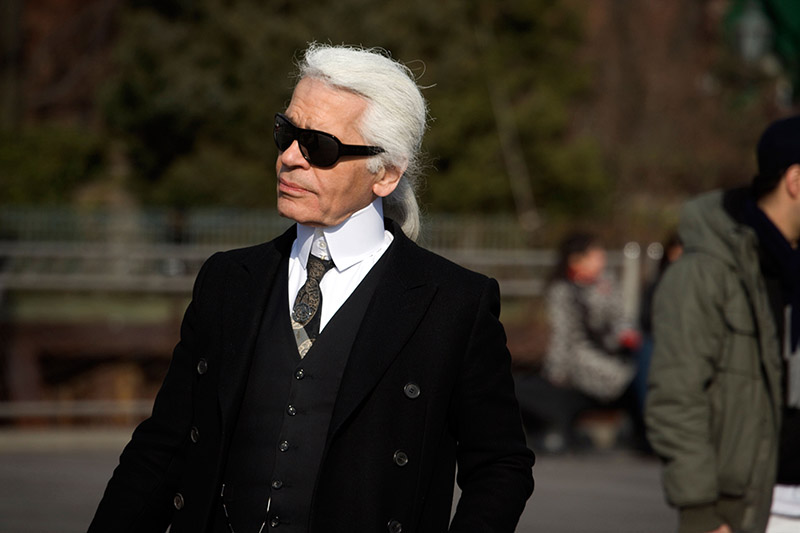 Karl Lagerfeld'e veda