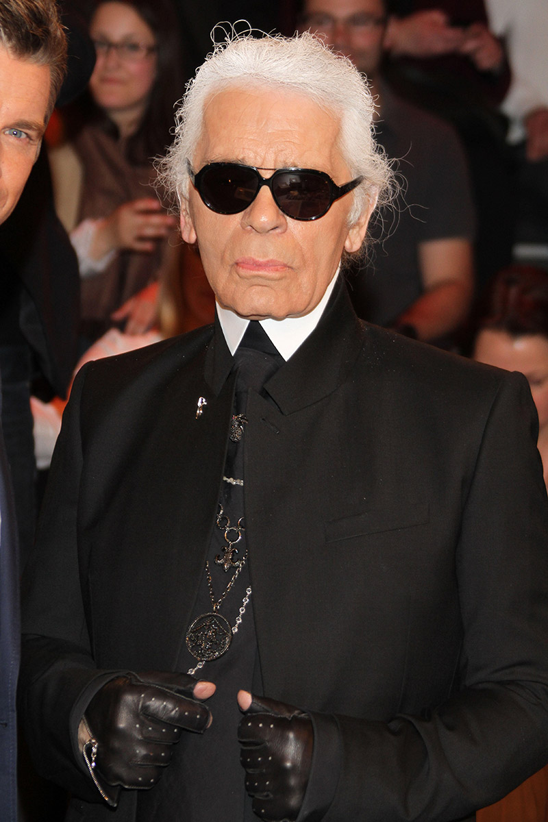 Karl Lagerfeld'e veda