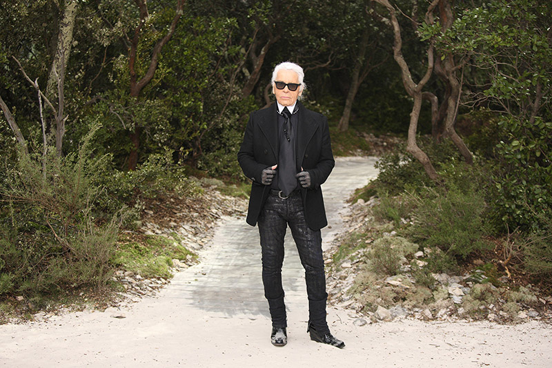 Karl Lagerfeld'e veda