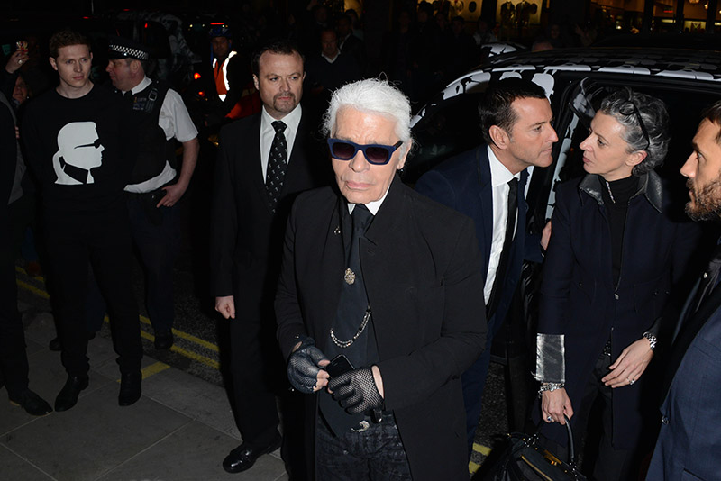 Karl Lagerfeld'e veda