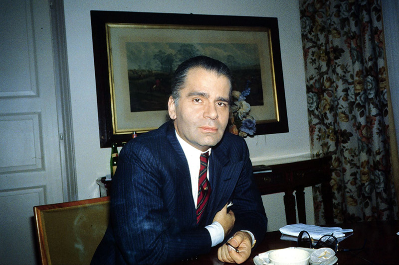 Karl Lagerfeld'e veda