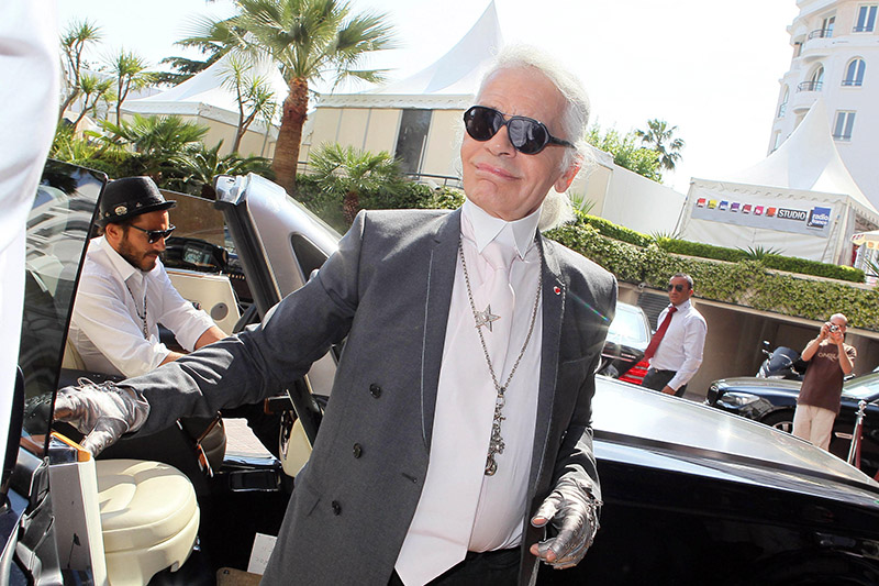 Karl Lagerfeld'e veda