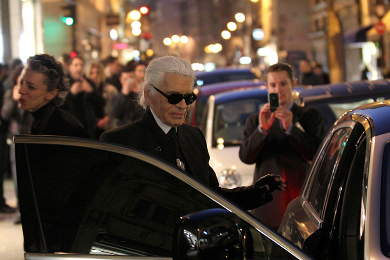 Karl Lagerfeld'e veda