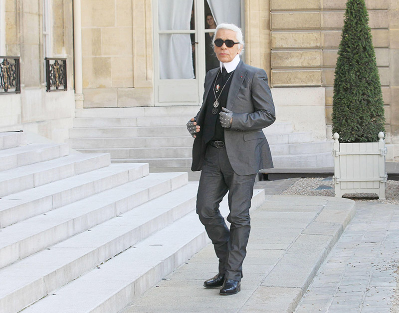 Karl Lagerfeld'e veda
