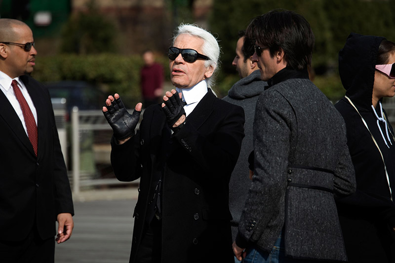 Karl Lagerfeld'e veda