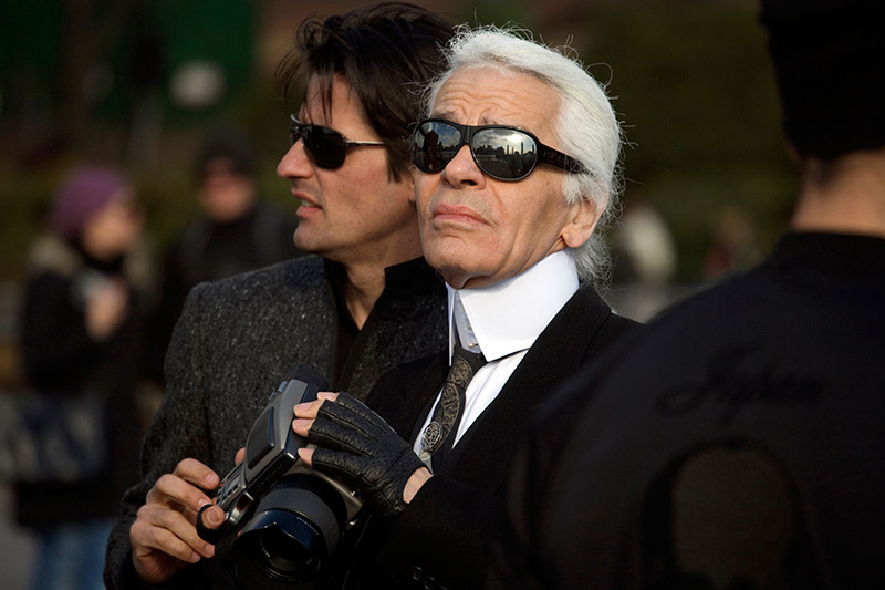 Karl Lagerfeld'e veda
