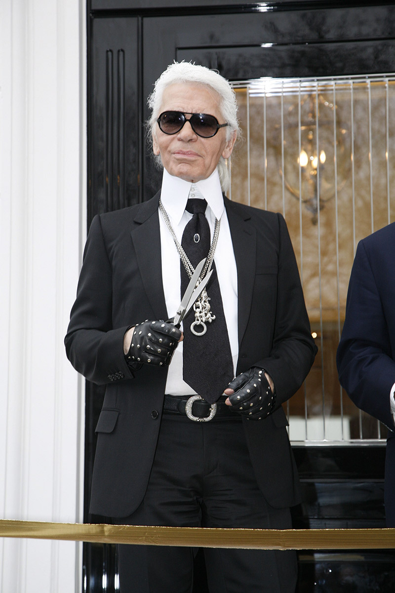 Karl Lagerfeld'e veda