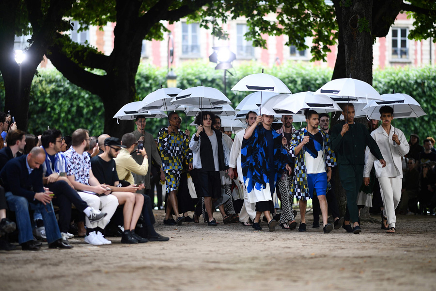 Issey Miyake İlkbahar/Yaz 2020 Erkek koleksiyonu