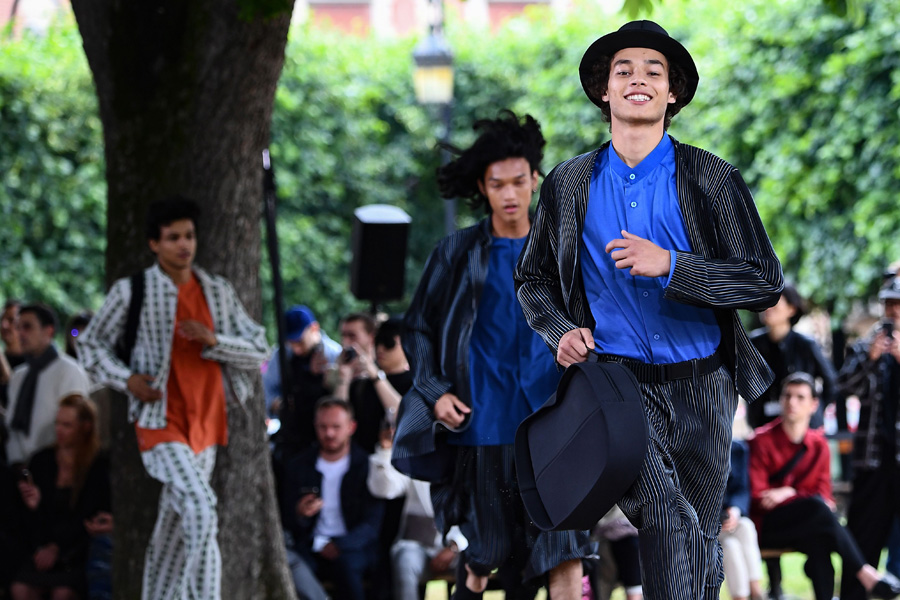 Issey Miyake İlkbahar/Yaz 2020 Erkek koleksiyonu