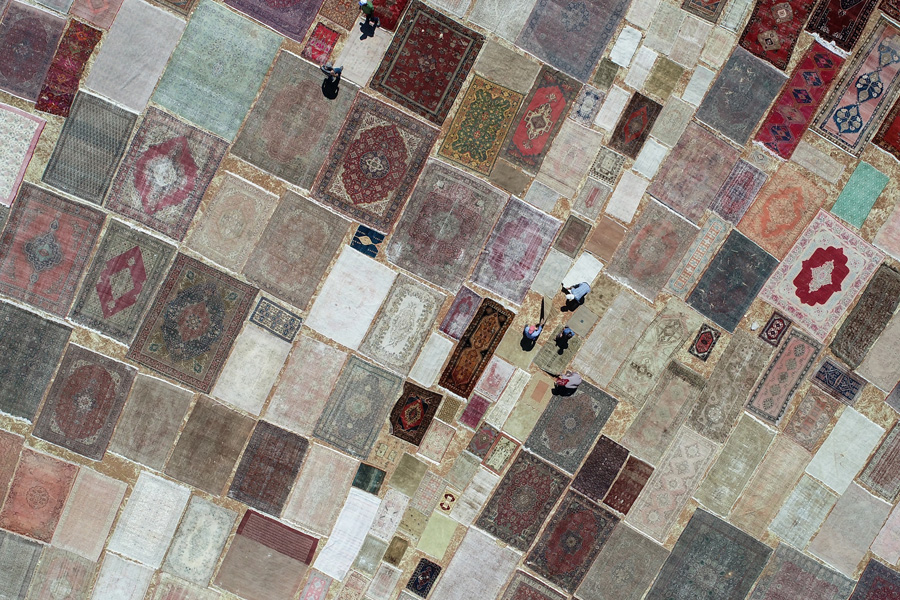 'Halı tarlaları'nın göz alıcı şöleni