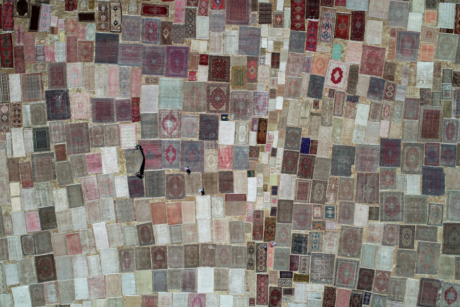 'Halı tarlaları'nın göz alıcı şöleni