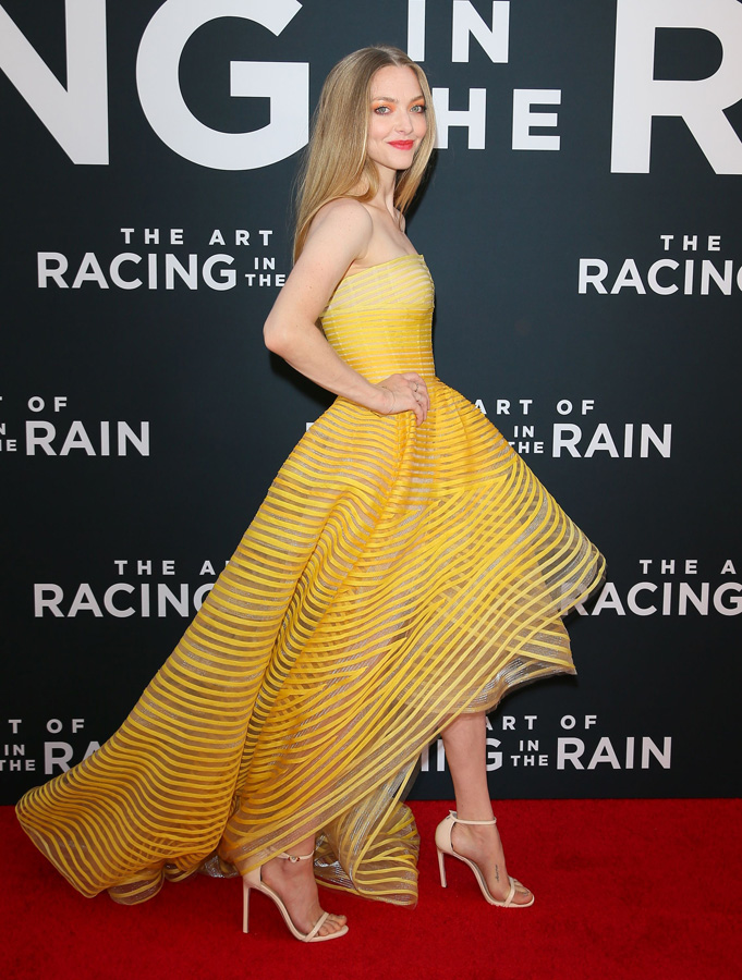 Amanda Seyfried ve Milo Ventimiglia galada rol arkadaşları köpeklerle