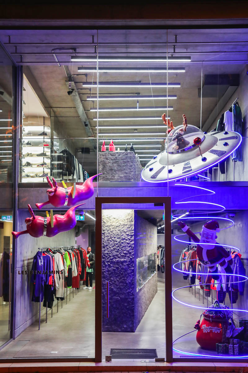 Les Benjamins’ten yeni yıla özel vitrin tasarımı