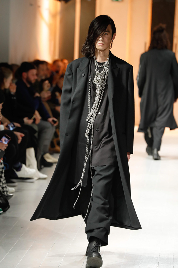 Yohji Yamamoto Erkek Sonbahar/Kış 2020 koleksiyonu