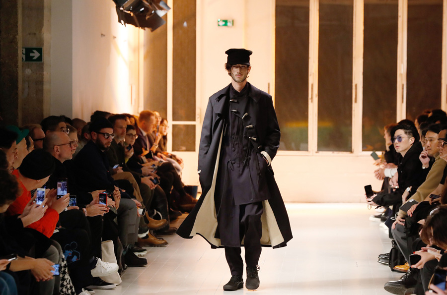 Yohji Yamamoto Erkek Sonbahar/Kış 2020 koleksiyonu
