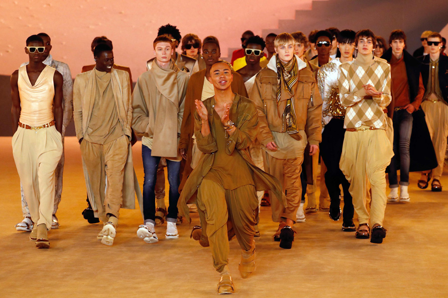 Balmain Erkek Sonbahar/Kış 2020 koleksiyonu