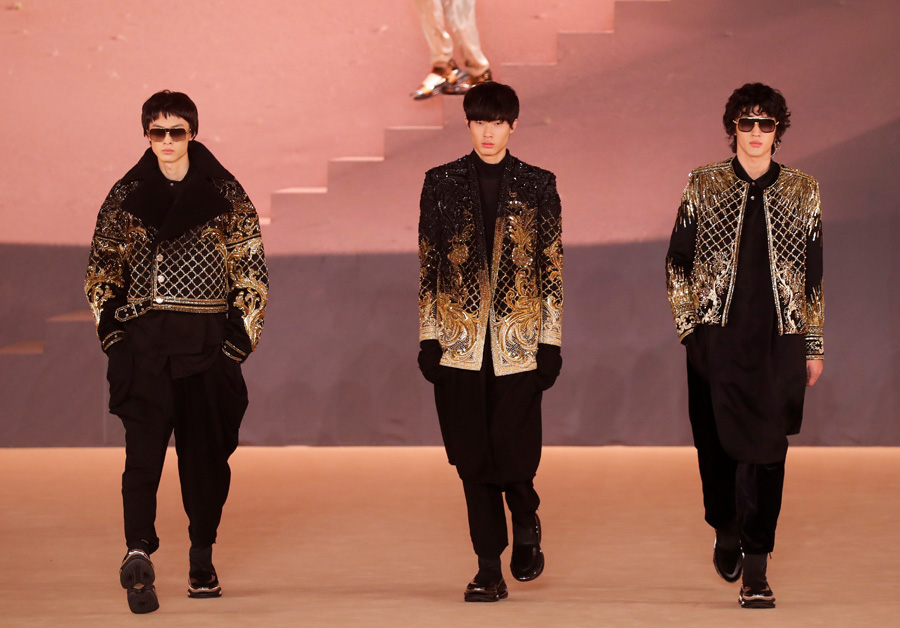 Balmain Erkek Sonbahar/Kış 2020 koleksiyonu