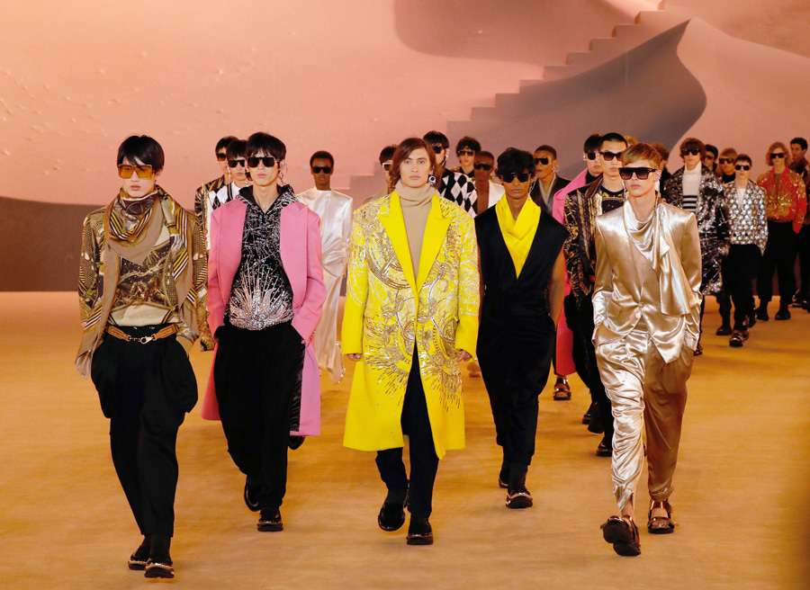 Balmain Erkek Sonbahar/Kış 2020 koleksiyonu