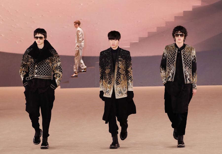 Balmain Erkek Sonbahar/Kış 2020 koleksiyonu