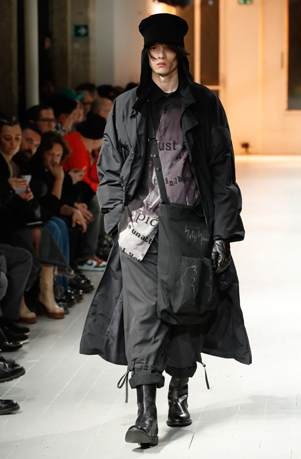 Yohji Yamamoto Erkek Sonbahar/Kış 2020 koleksiyonu