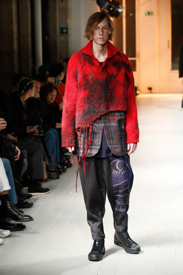 Yohji Yamamoto Erkek Sonbahar/Kış 2020 koleksiyonu