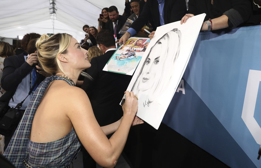 26. SAG (Ekran Oyuncuları Birliği) Ödülleri kamera arkası