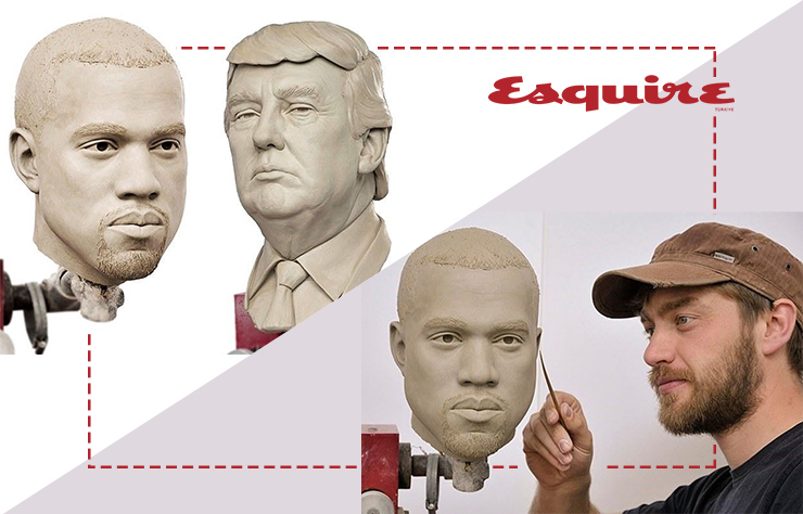 Madame Tussauds Müzesi'nde Kanye West heykeli hazırlığı