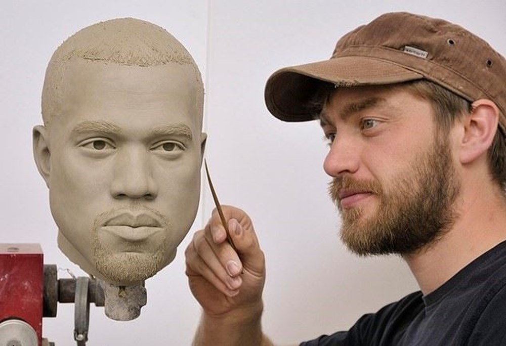 Madame Tussauds Müzesi'nde Kanye West heykeli hazırlığı