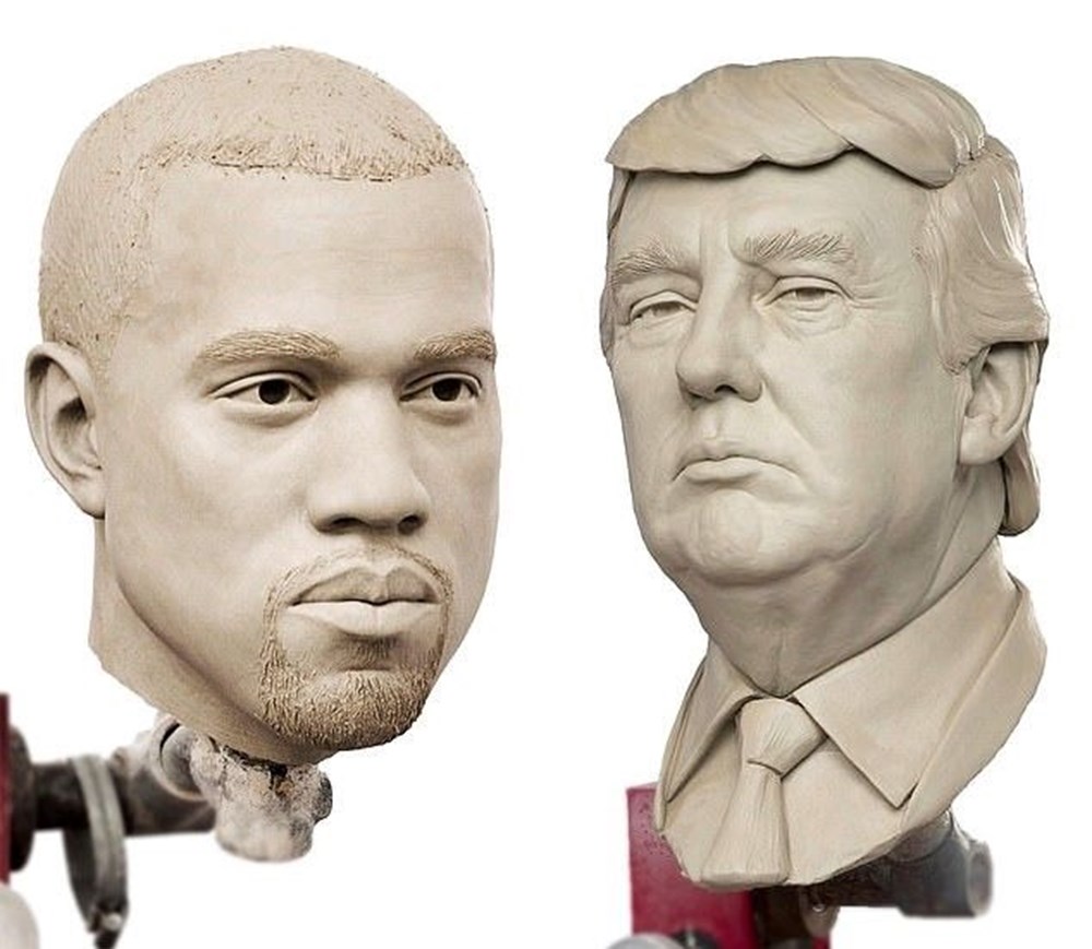 Madame Tussauds Müzesi'nde Kanye West heykeli hazırlığı