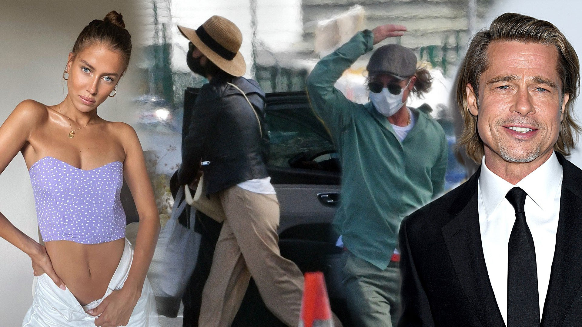 Brad Pitt Alman model Nicole Poturalski ile görüşüyor