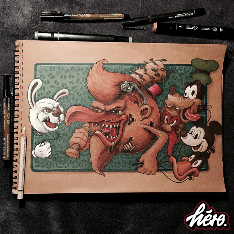 Türkiye'nin 81 iline 'tavşan' çizdi