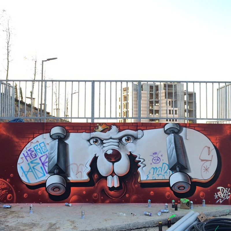 Türkiye'nin 81 iline 'tavşan' çizdi