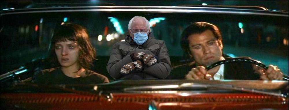 Bernie Sanders eldivenleriyle yemin törenin yıldızı oldu