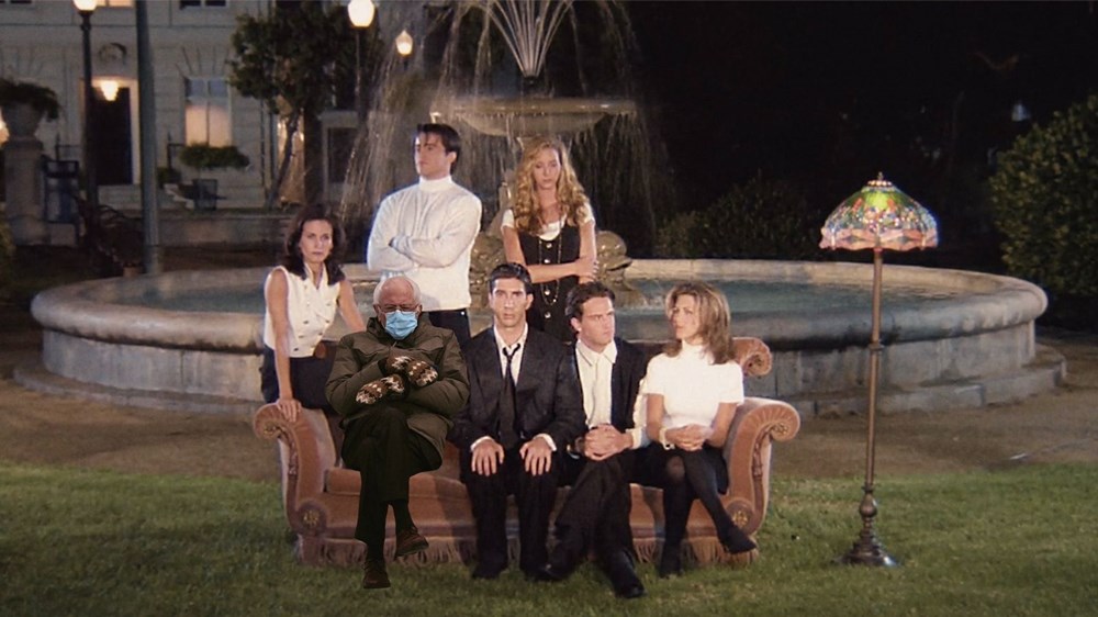 Bernie Sanders eldivenleriyle yemin törenin yıldızı oldu