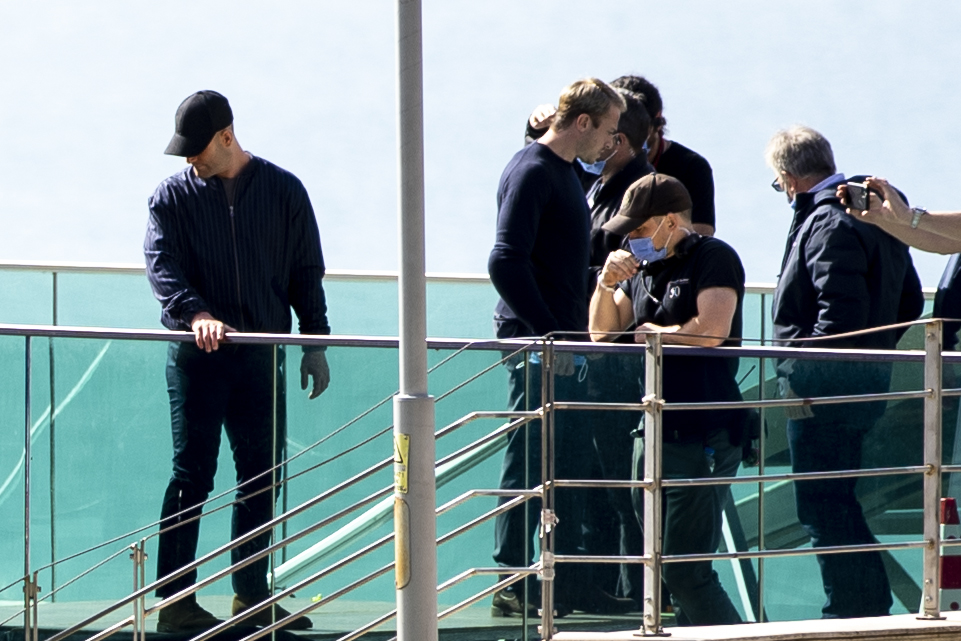 Jason Statham yeni filmi için Antalya'da!