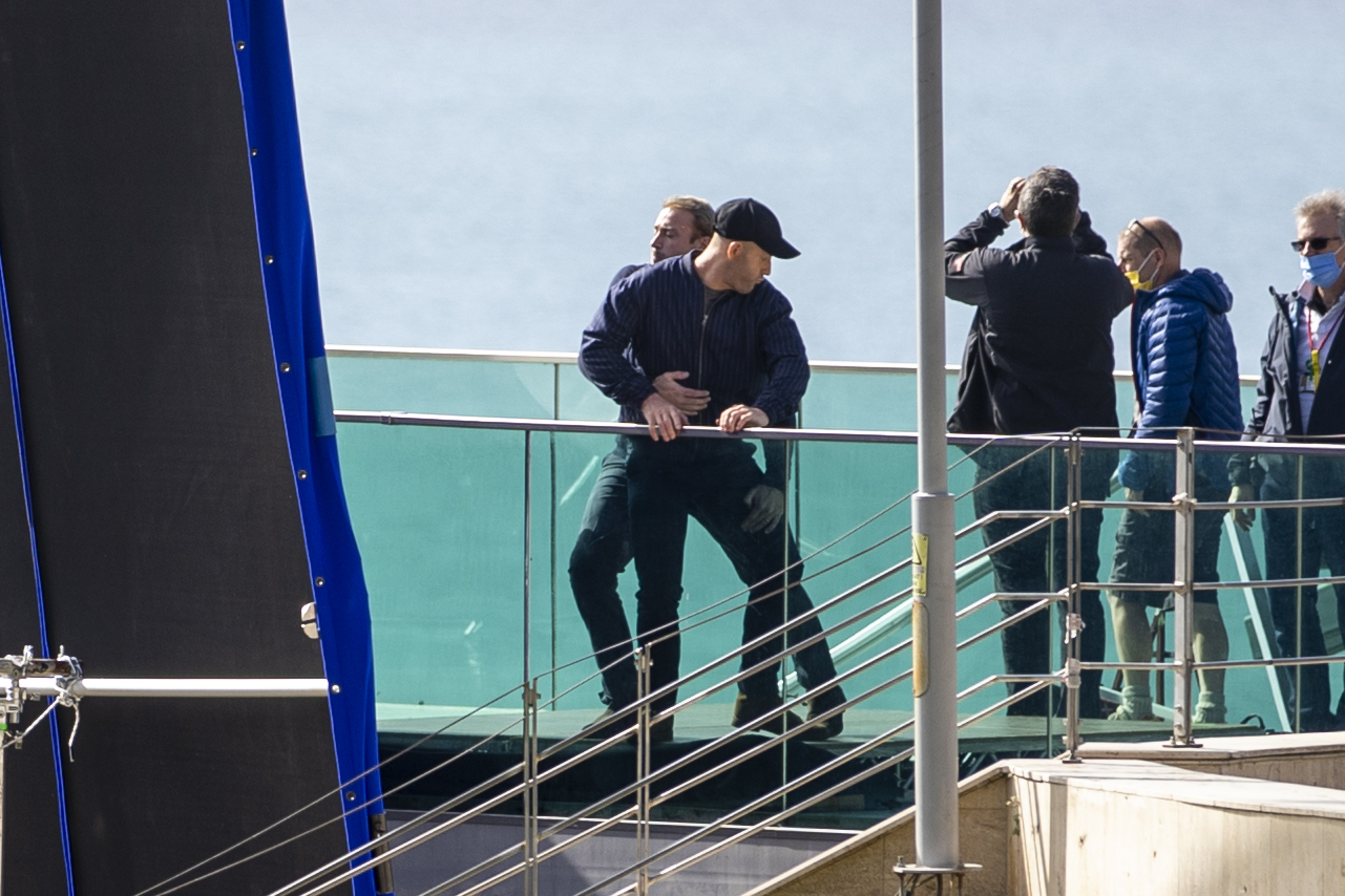 Jason Statham yeni filmi için Antalya'da!