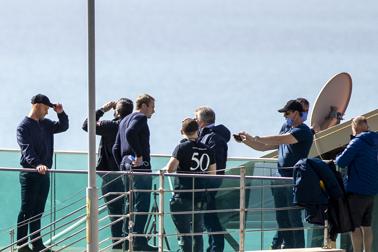 Jason Statham yeni filmi için Antalya'da!